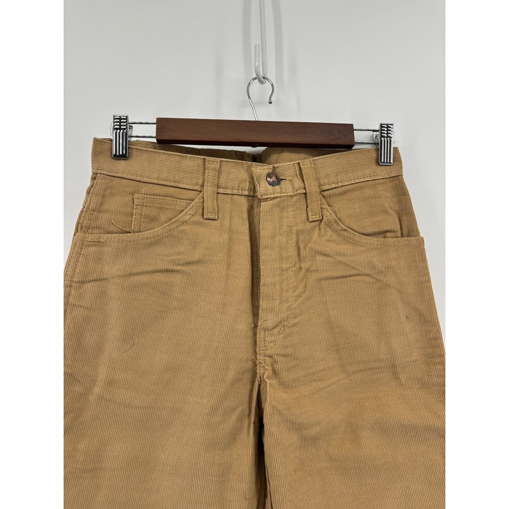 Dee Cee Mens 14 Wale Corduroy Jeans Tan Western Straight Leg 29x32 Vintage NWT